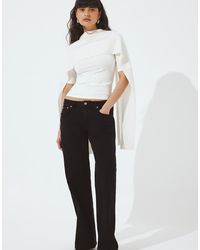 NA-KD - Lane Low Waist Jeans - Lyst