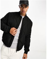 Calvin Klein - Signature Quilted Bomber Jacket - Lyst