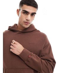 Levi's - Sudadera Tostada Con Capucha Y Logo A Tono Authentic De -Marrón - Lyst
