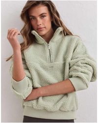 Aim'n - Pistachio Pile Half Zip - Lyst