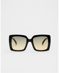 Stradivarius - Square Sunglasses With Gradient Lenses - Lyst