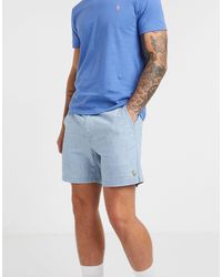 light blue polo shorts