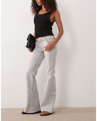 Mango - Teen - jean évasé - clair - Lyst