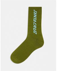 Santa Cruz - Logo Socks - Lyst