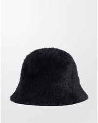 Gina Tricot - Faux Fur Textured Bucket Hat - Lyst