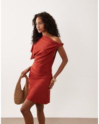 ASOS - Twist Detail Mini Dress - Lyst