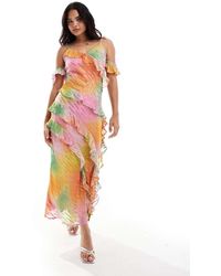 Never Fully Dressed - Faro Ruffle Maxi Dress - Lyst