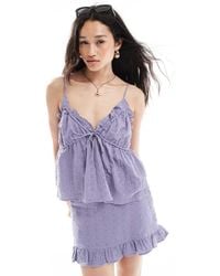 ASOS - Broderie Cami Top - Lyst