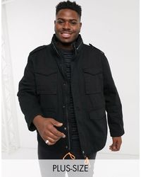 sixth june longline denim jacket with fleece lining