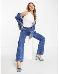 & Other Stories - Co-ord Laser Print Flared Jeans - Lyst
