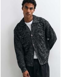 Obey - Issar Button Up Cardigan - Lyst
