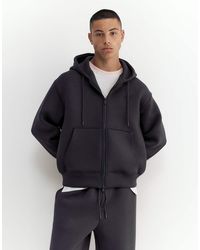 Pull&Bear - Hoodiejack Met Rits - Lyst