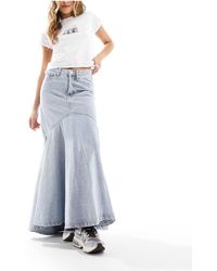 Glamorous - Flip Hem 90s Maxi Skirt - Lyst