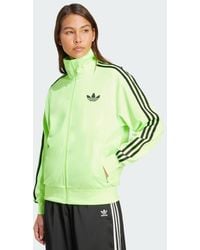 adidas Originals - Chaqueta De Chándal Verde Neón Y Negra Suelta Adicolor Classic Firebird De - Lyst