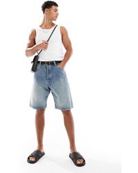 Jack & Jones - Alex Fit baggy Denim Short - Lyst