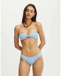 Cotton On - Knot Micro Bandeau Bikini Top - Lyst