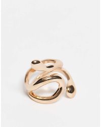 Weekday - Anillo Con Diseño Abstracto De - Lyst