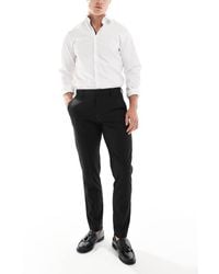 ASOS - Smart Tapered Fit Trousers - Lyst