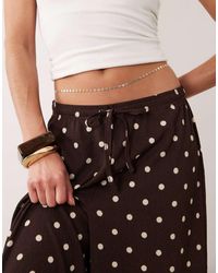 ASOS - Belly Chain With Flower Design - Lyst