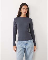 JJ Rebel - Ribbed Long Sleeved Top - Lyst