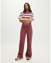Cotton On - Ultra Soft Tie Front Wide Leg Pant - Lyst