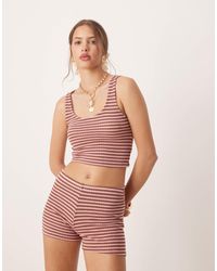 ASOS - – gestricktes cropped-camisole-top - Lyst