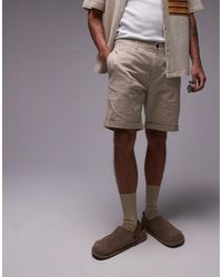 TOPMAN - Pantalones cortos chinos ajustados en - Lyst