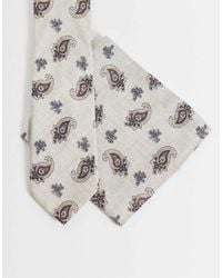 ASOS - Paisley Tie And Pocket Square - Lyst