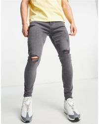 Tommy Hilfiger Denim Finley Super Skinny Jeans in Black for Men | Lyst UK