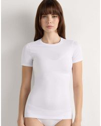 Intimissimi - Short-Sleeved Stretch Top - Lyst