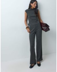 Mango - Michi Straight Trouser Co-Ord - Lyst