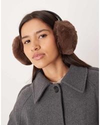 ASOS - Verstelbare Oorwarmers Van Imitatiebont - Lyst