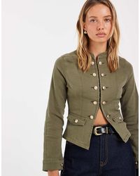 ASOS - Shrunken Denim Drummer Boy Jacket - Lyst