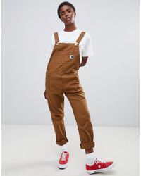 carhartt wip overalls womens black