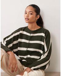 ASOS - Gestrickter gestreifter pullover - Lyst