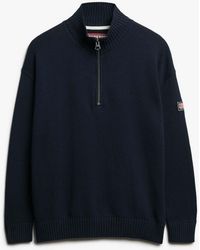 Superdry - – lässig geschnittener strickpullover - Lyst