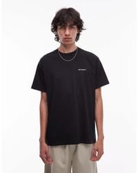 Carhartt - Script Embroidery T-shirt - Lyst