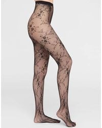 Calzedonia - Floral Lace Tights - Lyst