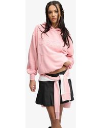 Bench x Superdry & Co - Oversized Applique Hoodie - Lyst