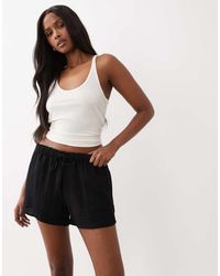 Gina Tricot - Pull On Lightweight Drawstring Shorts - Lyst