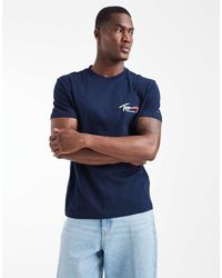 Tommy Hilfiger - Sign Logo Slim Fit T-shirt - Lyst