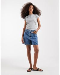 ASOS - Denim Dad Short - Lyst