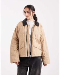 Object - Giacca Barn Leggermente Imbottita Idrorepellente Con Colletto - Lyst