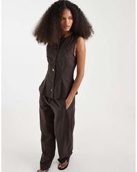 Vero Moda - Linen Look Tailored Waistcoat Co-ord - Lyst