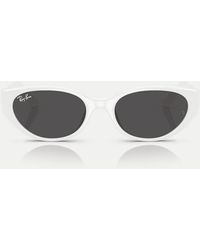Ray-Ban - Rb4457D Rectangle Sunglasses With Lens - Lyst