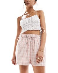 ASOS - Short With Ruffle Detail - Lyst