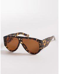 ASOS - – oversize-sonnenbrille mit gestell - Lyst