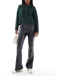 New Look - Bootcut Broek Van Pu - Lyst