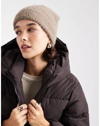 Vero Moda - – superweiche, flauschige strickmütze - Lyst
