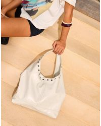 Bershka - – mit nieten besetzte handtasche - Lyst